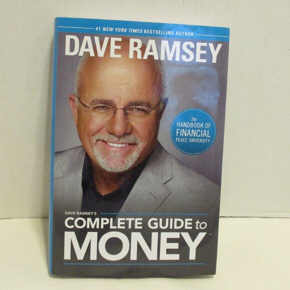 Dave Ramsey Guide To Money Medium Black Blue White Finacial Reading Book - Picture 1 of 6